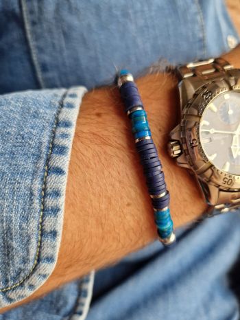 Bracelet unisexe Gabin collection cyclone fait main