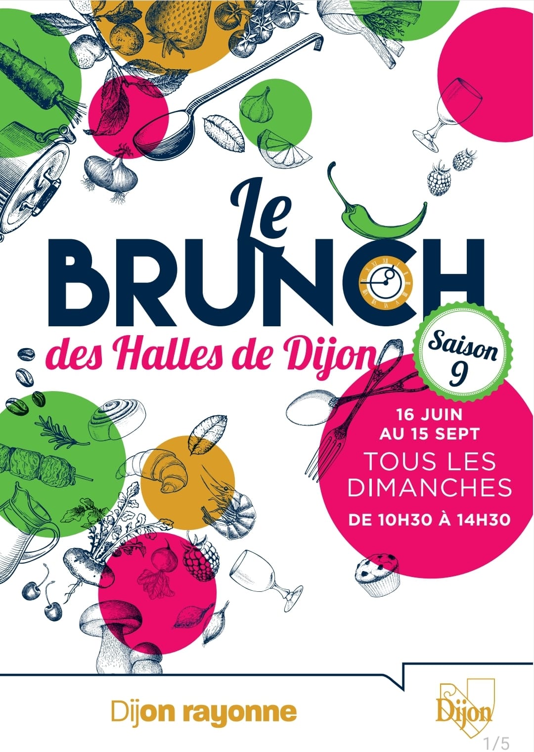marché de créateurs et artisans au brunch des halles de Dijon