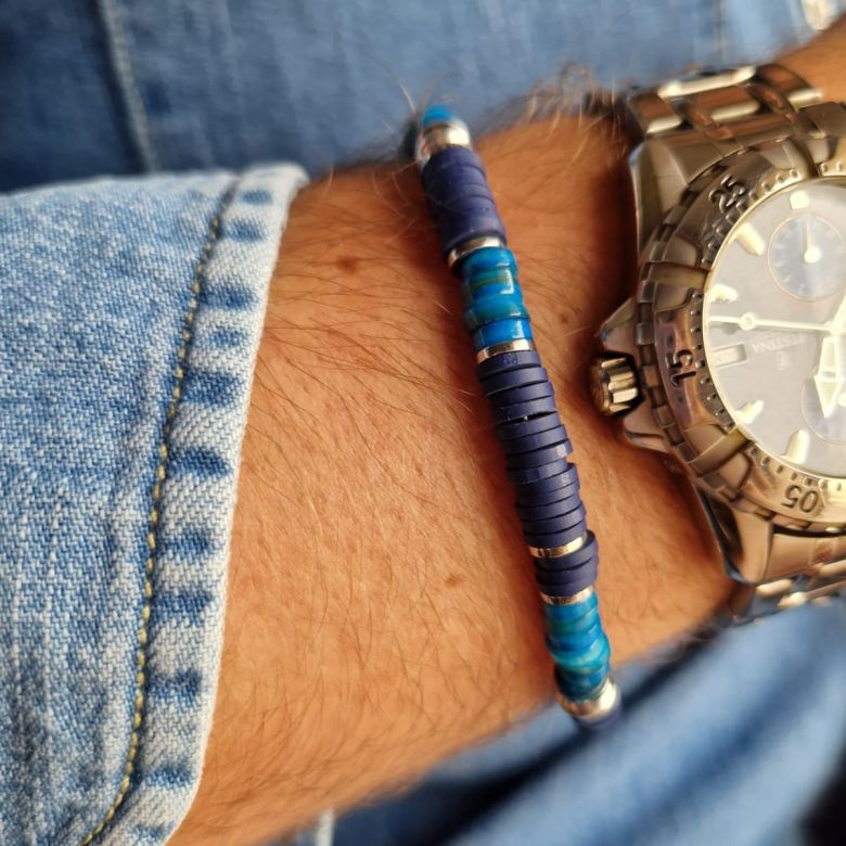 Bracelet unisexe Gabin collection cyclone fait main
