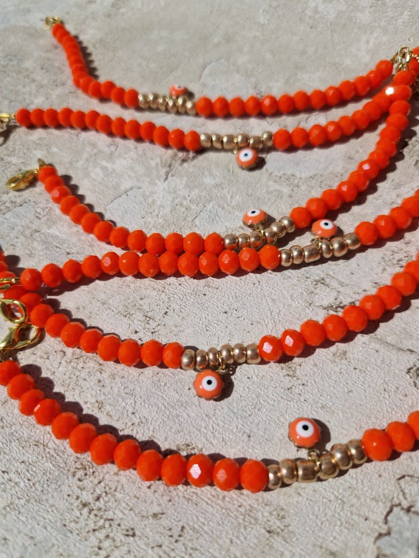 Bracelet talisman fait main en acier inoxydable